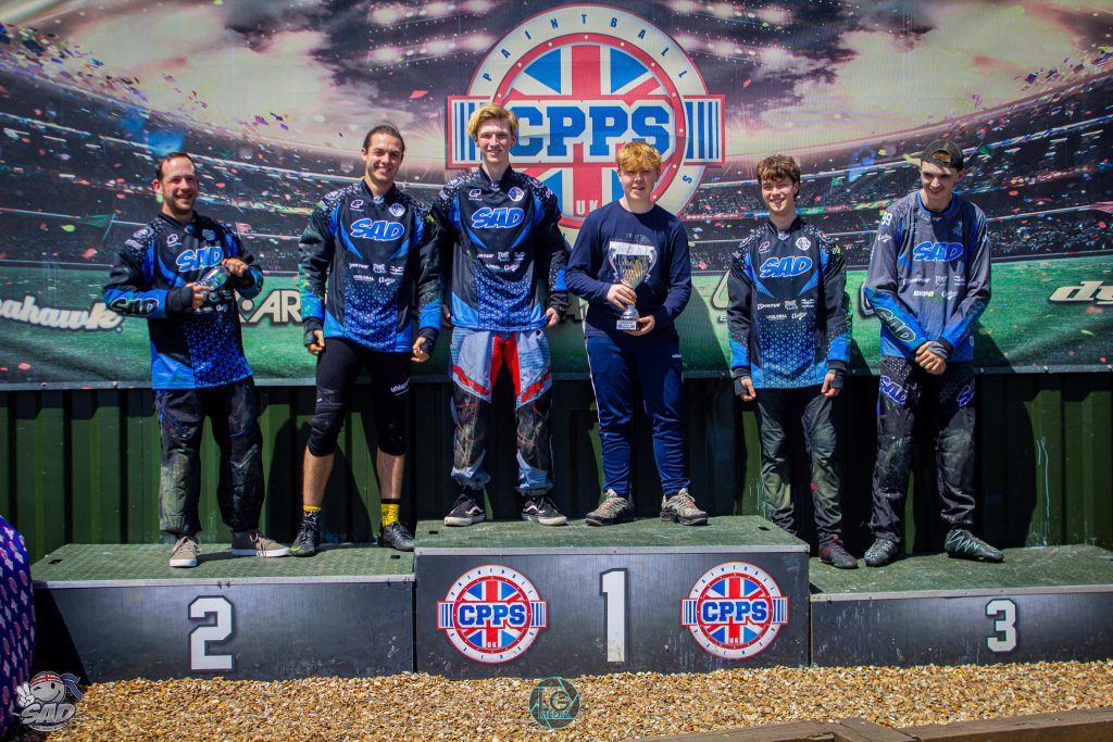 Photo of Staffordshire and District Paintball Club Academy 3rd Place CPPS Breakout Div Round 3 2021